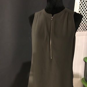 Size small army green blouse